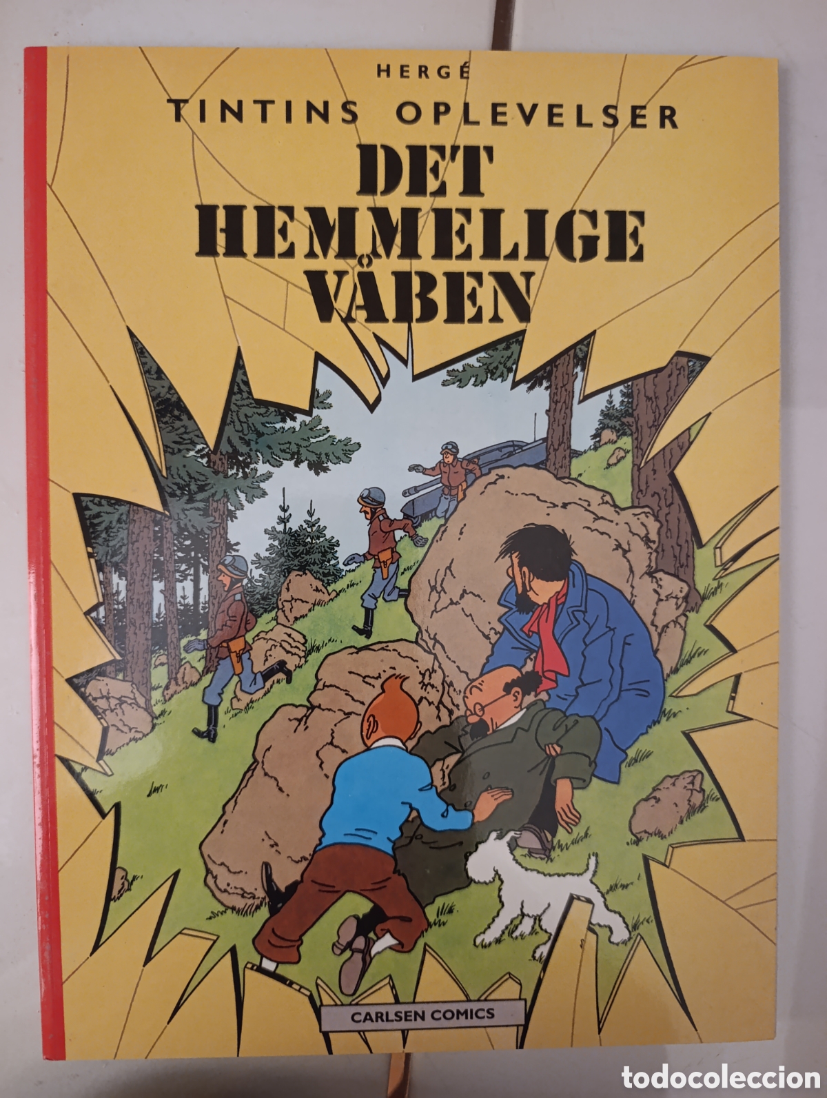 Comics : TINTIN IDIOMAS - DANES - EL ASUNTO TORNASOL/ DET HEMMELIGE VABEN