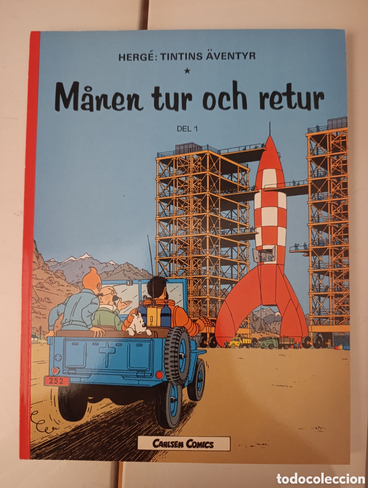 C&oacute;mics: TINTIN IDIOMAS - SUECO - OBJETIVO LA LUNA / MANEN TUR OCH RETUR