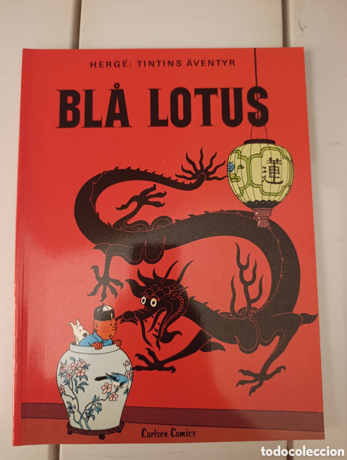 C&oacute;mics: TINTIN IDIOMAS - SUECO - EL LOTO AZUL / BLA LOTUS