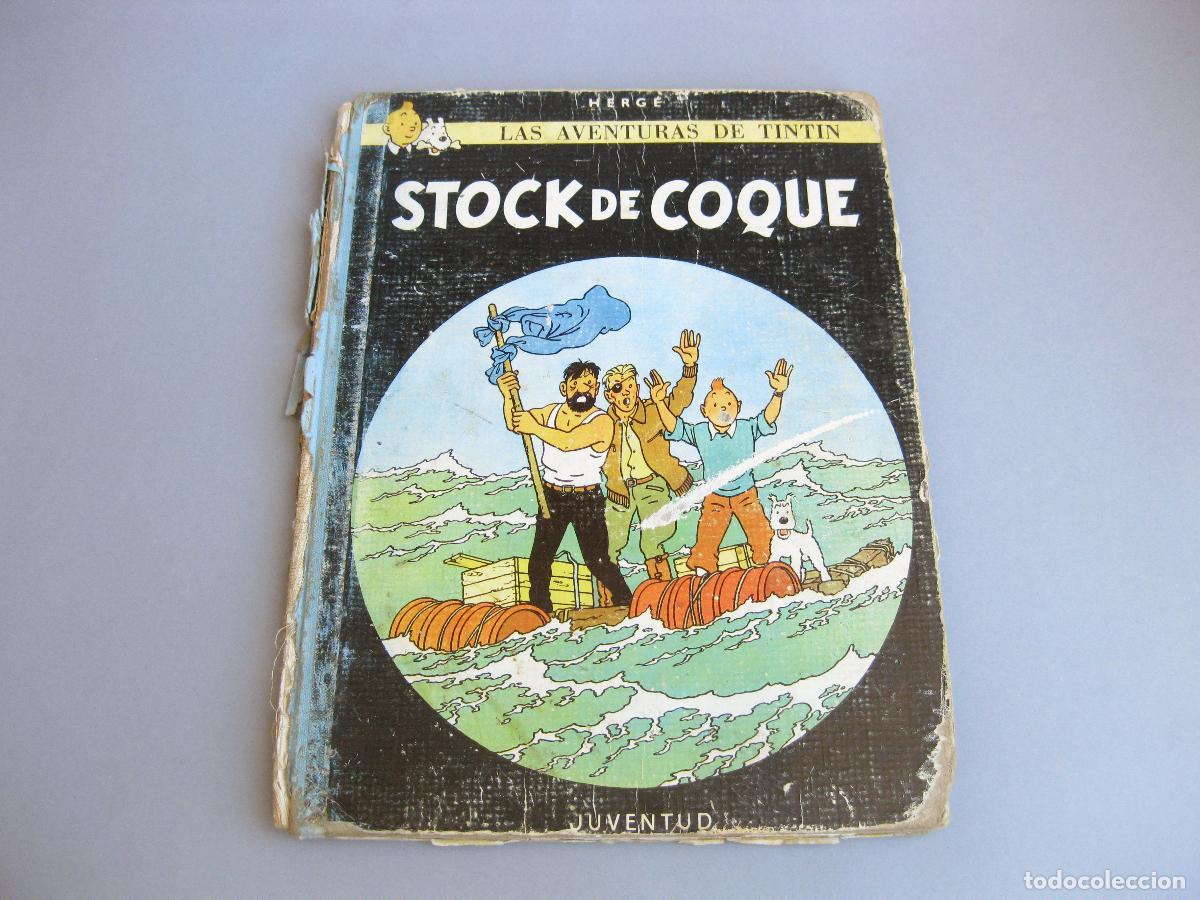 C&oacute;mics: COMIC DE LAS AVENTURAS DE TINTIN. STOCK DE COQUE. 2&ordf; SEGUNDA EDICI&Oacute;N. 1965. EDITORIAL JUVENTUD