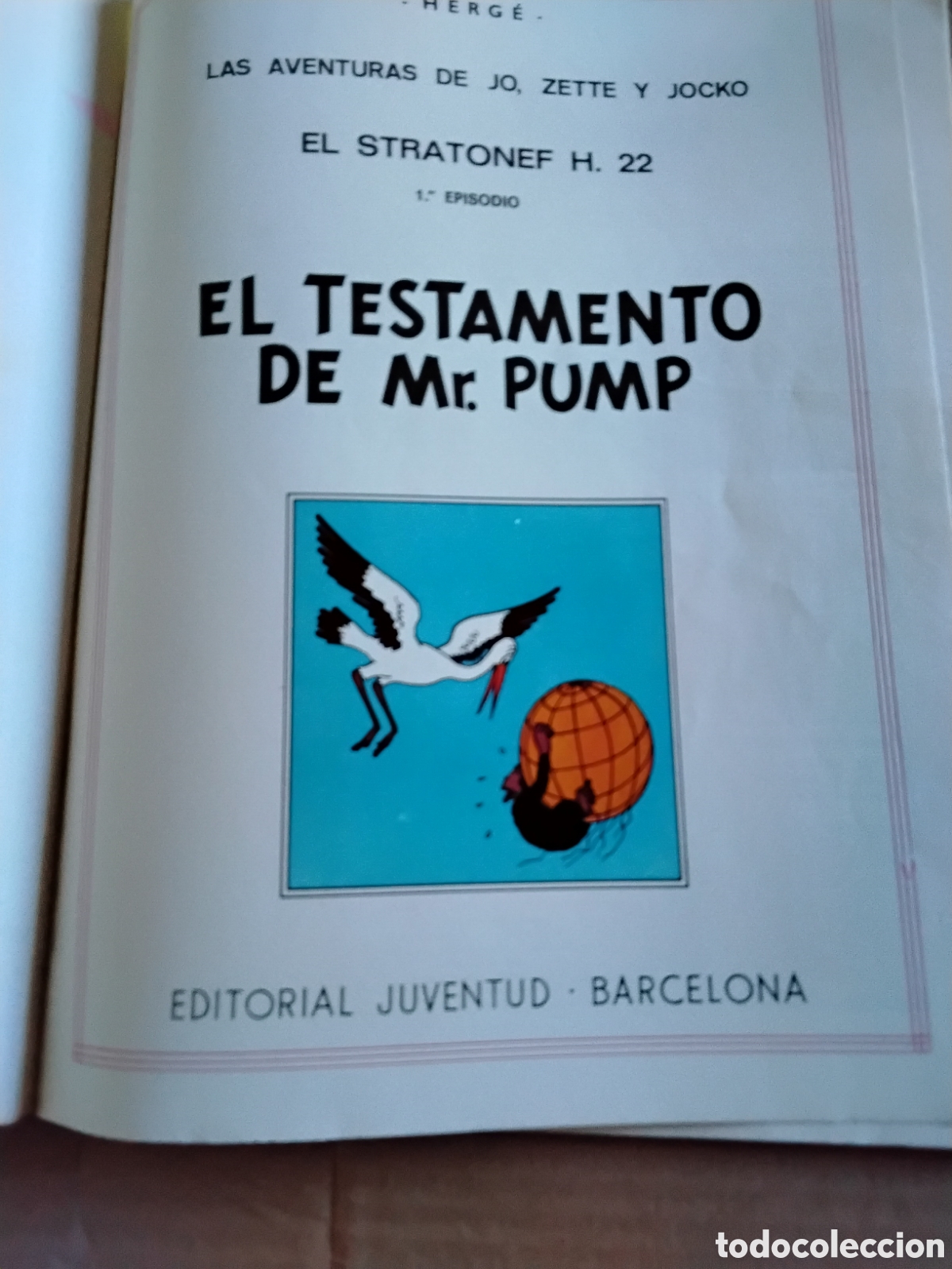 C&oacute;mics: EL TESTAMENTO DE MR. PUMP. HERG&Eacute;. 2&ordf; EDICI&Oacute;N. 1974 - Foto 3