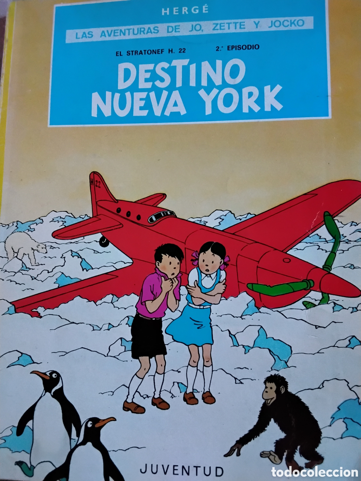 C&oacute;mics: DESTINO NUEVA YORK. HERG&Eacute;. 2&ordf; EDICI&Oacute;N. 1975