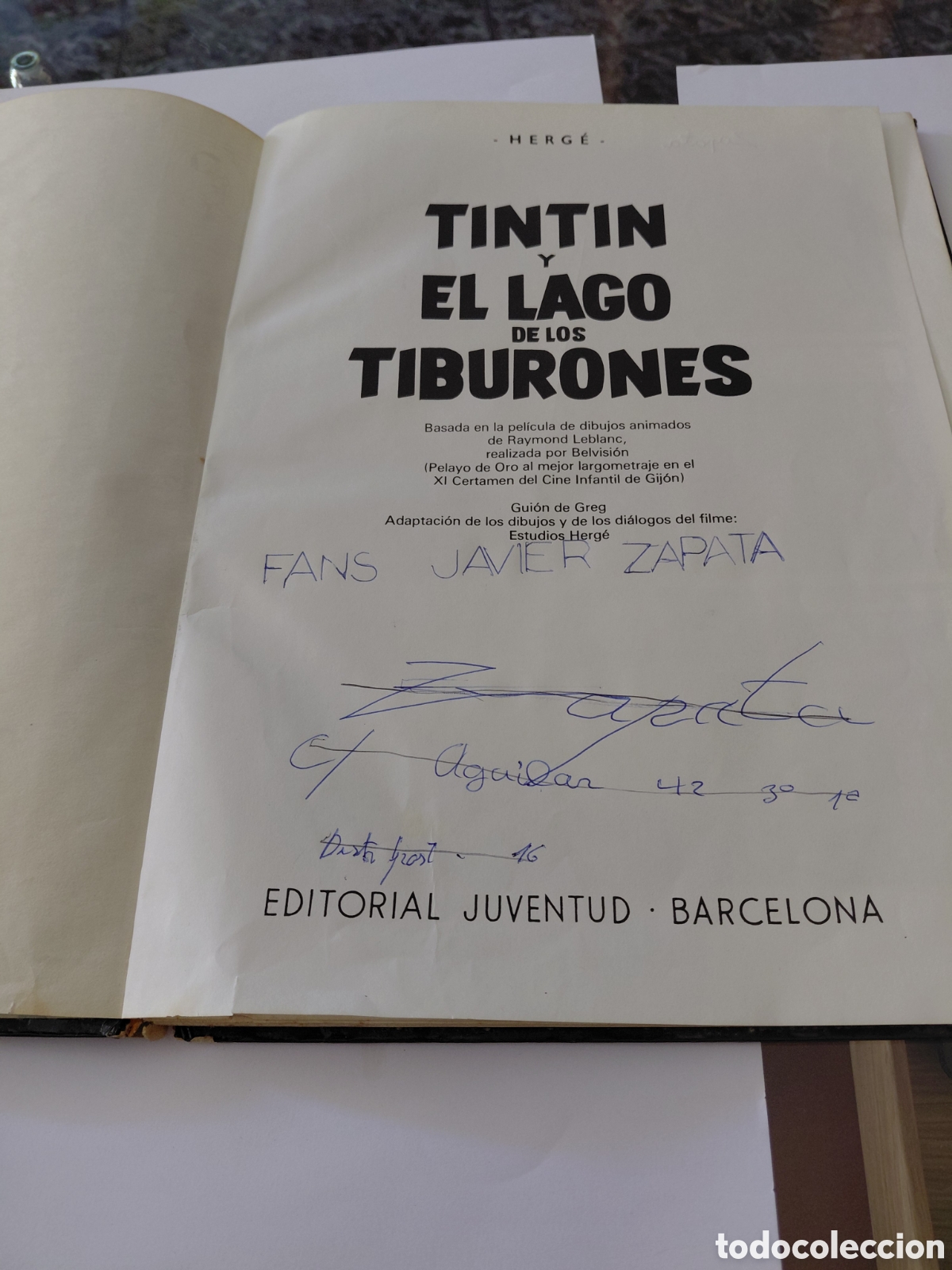 C&oacute;mics: Comic tintin y el lagode los tiburones - Foto 3