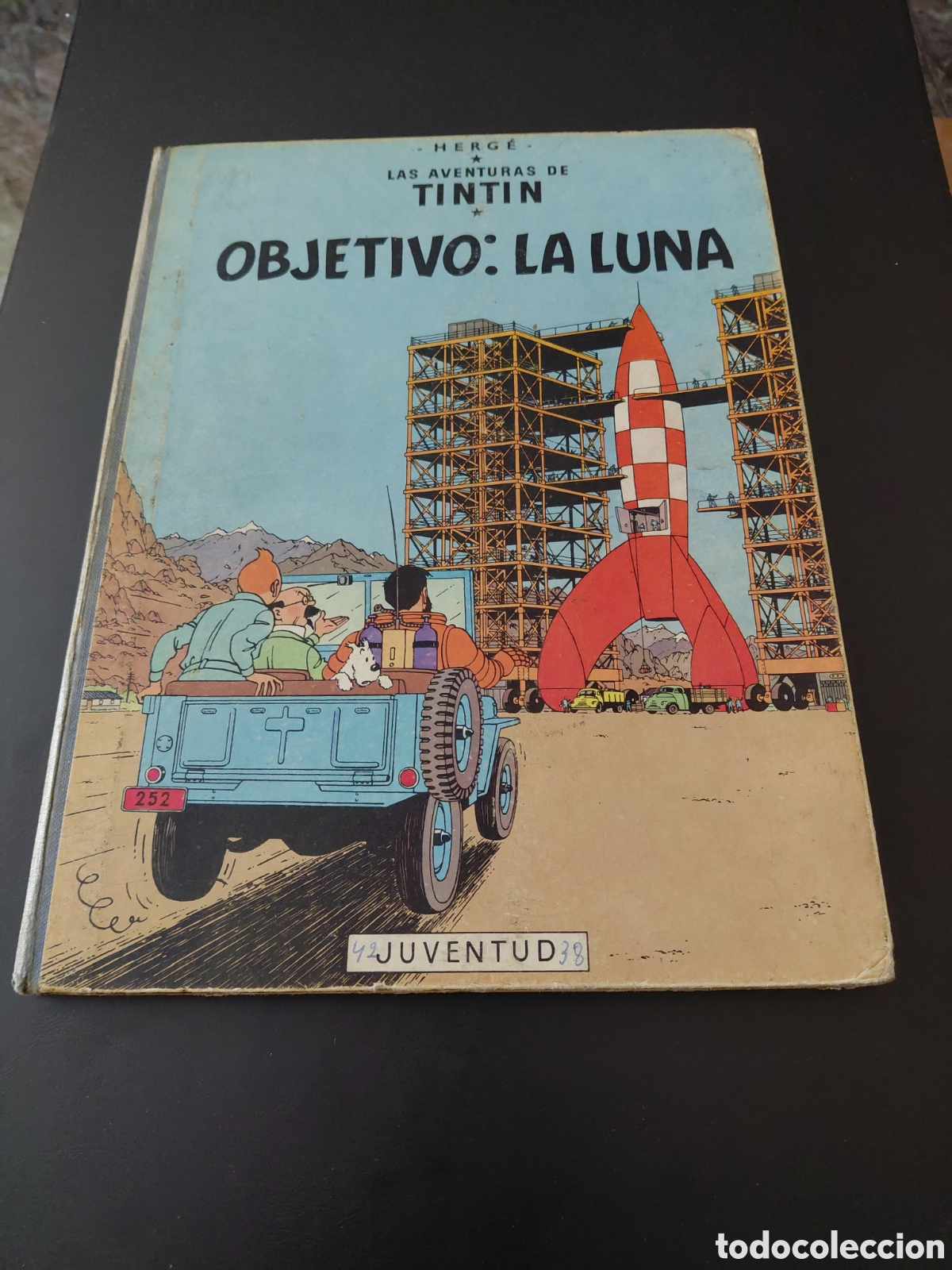 C&oacute;mics: Comic tintin objetivo la luna