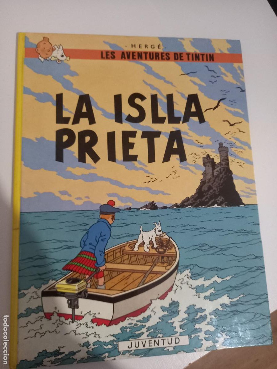 C&oacute;mics: LA ISLA NEGRA - LAS AVENTURAS DE TINTIN - HERG&Eacute; - JUVENTUD - EN BABLE