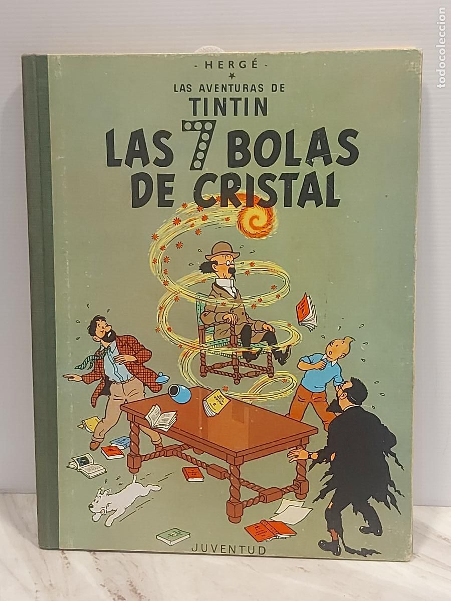 C&oacute;mics: TINT&Iacute;N | LAS 7 BOLAS DE CRISTAL | 2&ordf; EDICI&Oacute;N 1967 | HERG&Eacute; | JUVENTUD | LOMO DE TELA