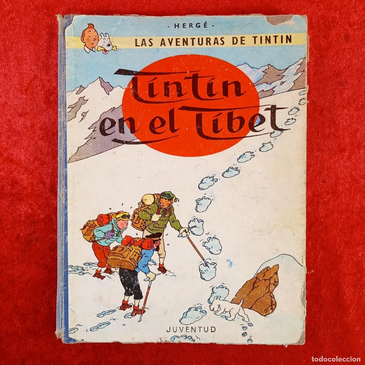 C&oacute;mics: LA AVENTURAS DE TINTIN HERG&Eacute; - T&Iacute;NTIN EN EL T&Iacute;BET - JUVENTUD PRIMERA EDICI&Oacute;N 1962 - VER FOTOS / 601