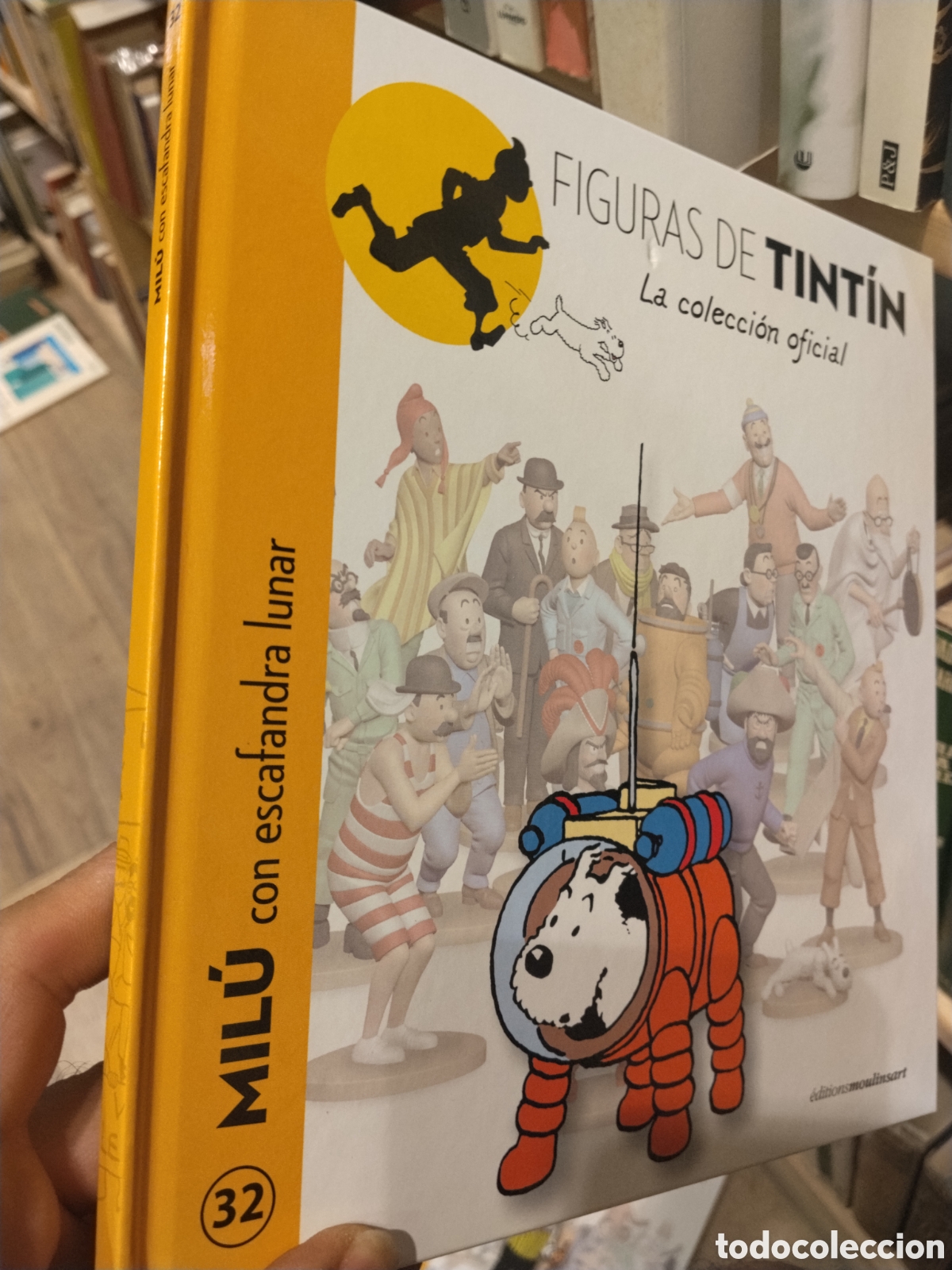 C&oacute;mics: Figuras de Tint&iacute;n. N. 32. Milu con escafandra
