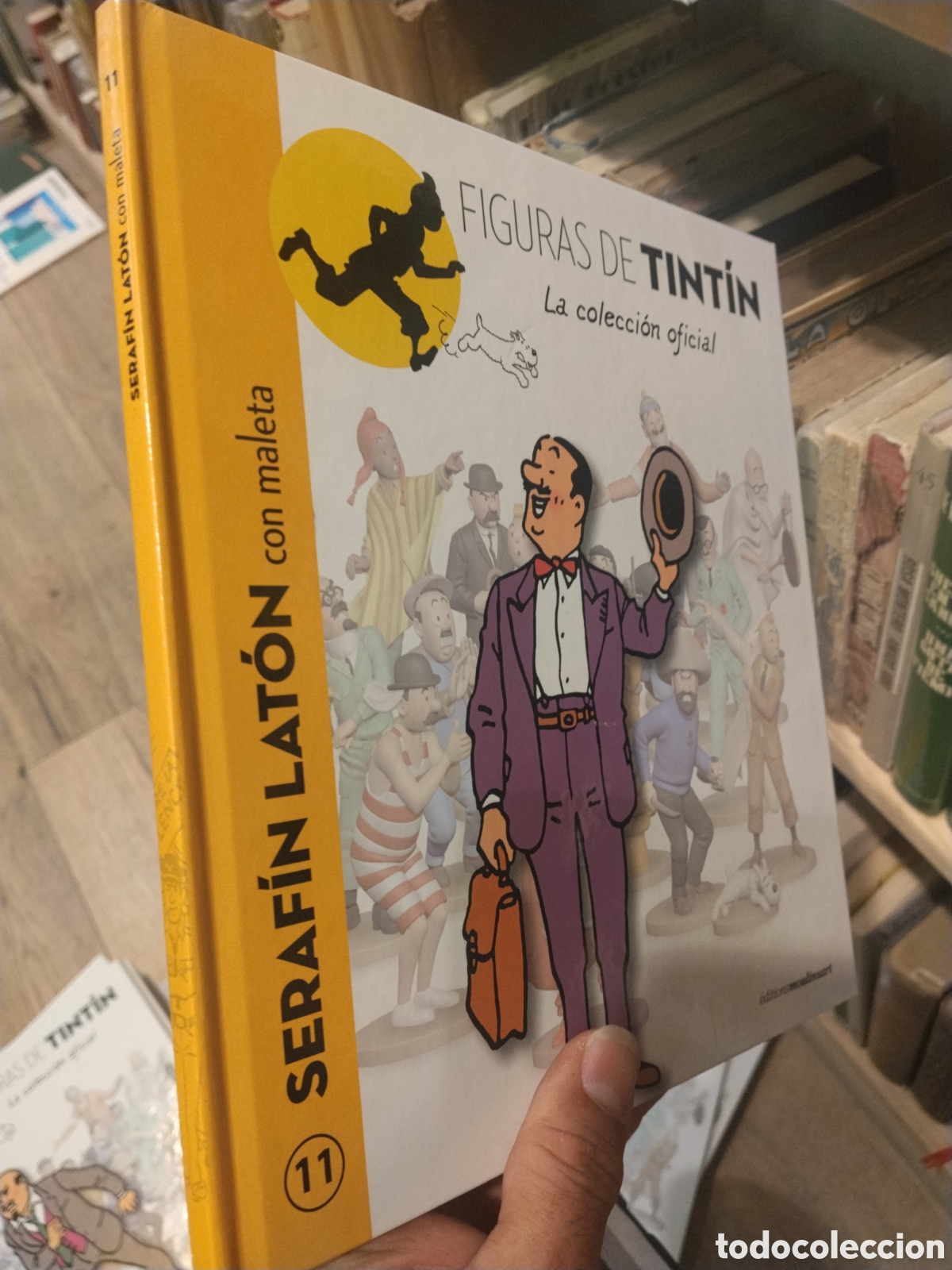 C&oacute;mics: Figuras de Tint&iacute;n. N. 11. Seraf&iacute;n lat&oacute;n con maleta