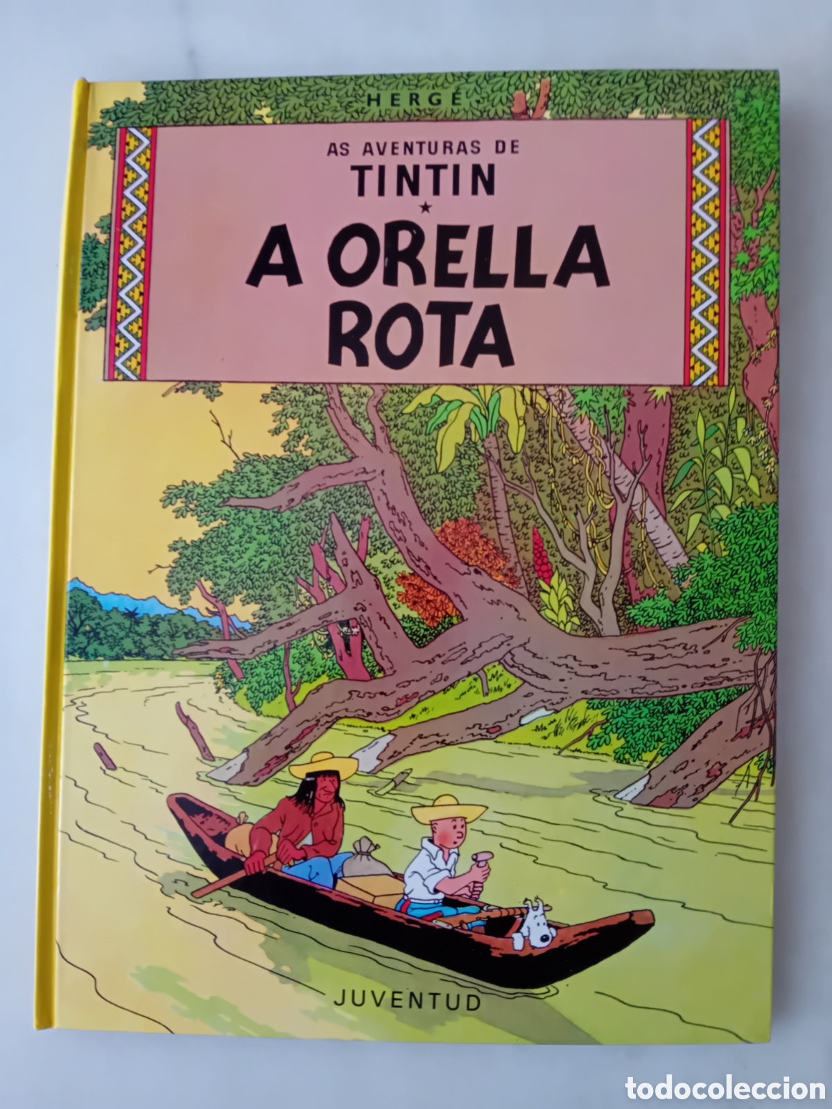 C&oacute;mics: Tintin en Gallego.A ORELLA ROTA. JUVENTUD.1992