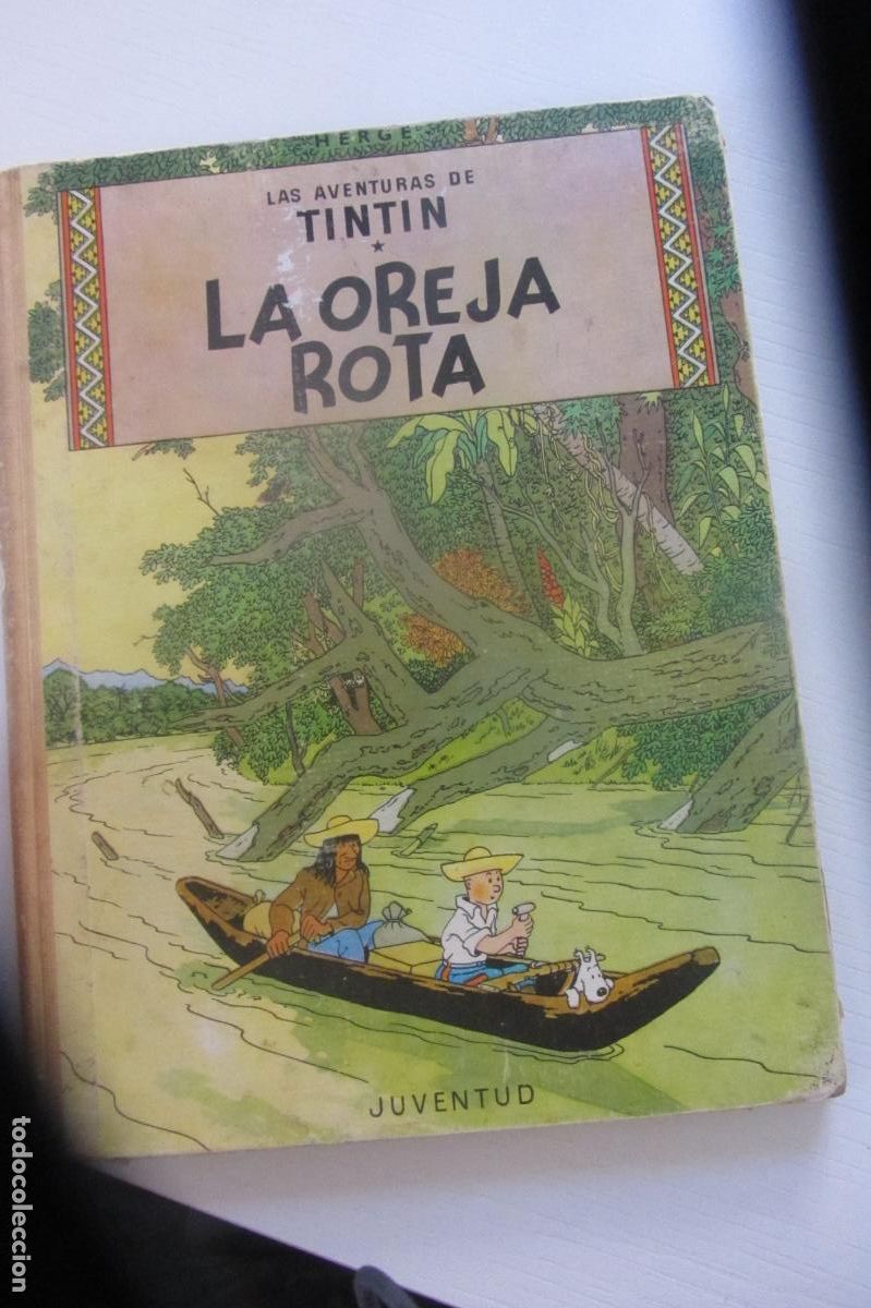 C&oacute;mics: LAS AVENTURAS DE TINTIN LA OREJA ROTA EDICION 1965 JUVENTUD jli
