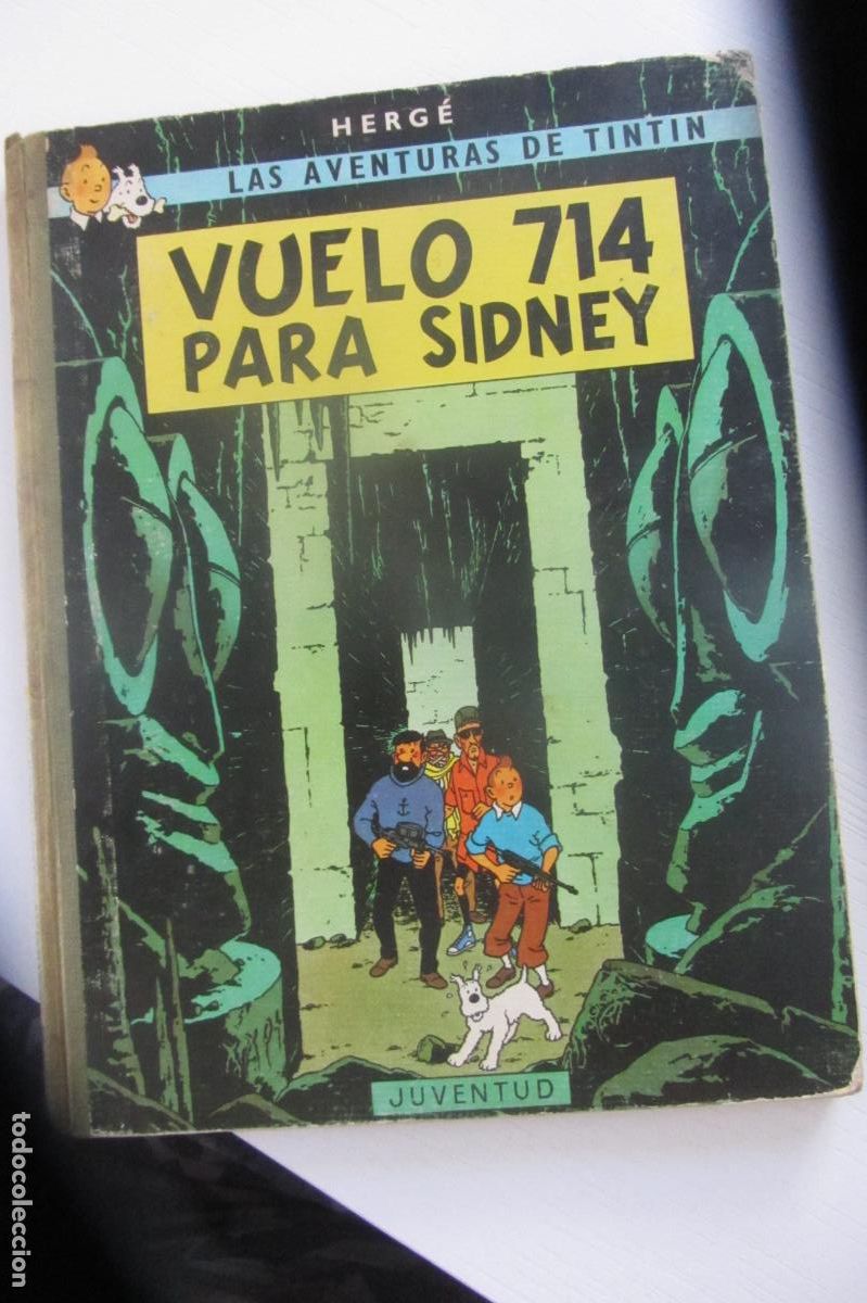 C&oacute;mics: LAS AVENTURAS DE TINTIN - VUELO 714 PARA SIDNEY - 1&ordf; EDICION 1969 JUVENTUD jli
