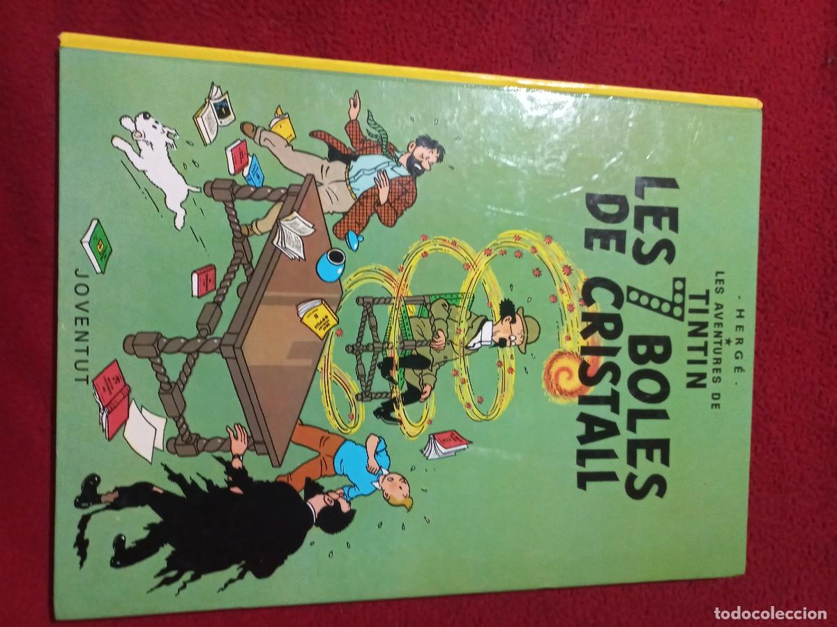 C&oacute;mics: TINTIN - LES 7 BOLES DE CRISTALL - HERGE - CARTONE - EN CATALAN