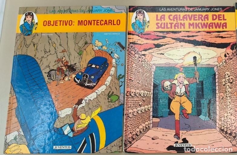 C&oacute;mics: LAS AVENTURAS DE JANUARY JONES ERIC HEUVEL & MARTIN LODEWIJK TOMOS 1 Y 2 ED. JUVENTUD 1991