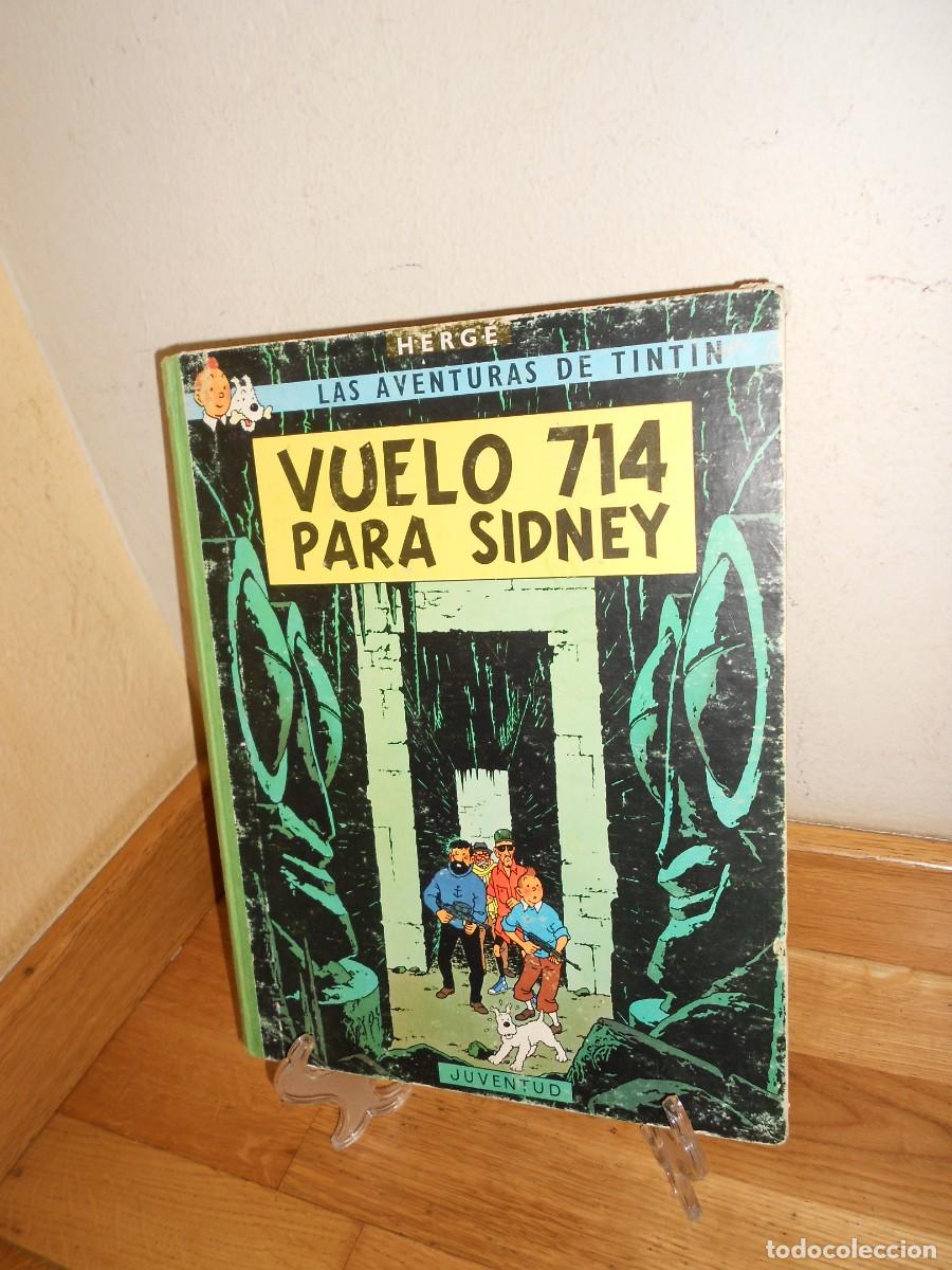 C&oacute;mics: las Aventuras de TINTIN : VUELO 714 PARA SIDNEY - HERGE - 2&ordf; EDICION 1971 - JUVENTUD - COMIC