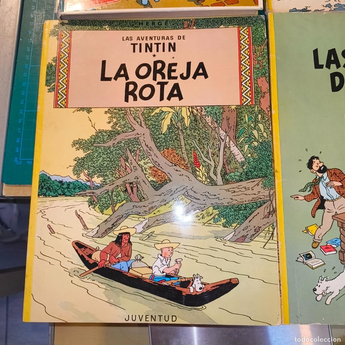 C&oacute;mics: Lote Tint&iacute;n Herg&eacute; 4 c&oacute;mics cl&aacute;sicos - Foto 2