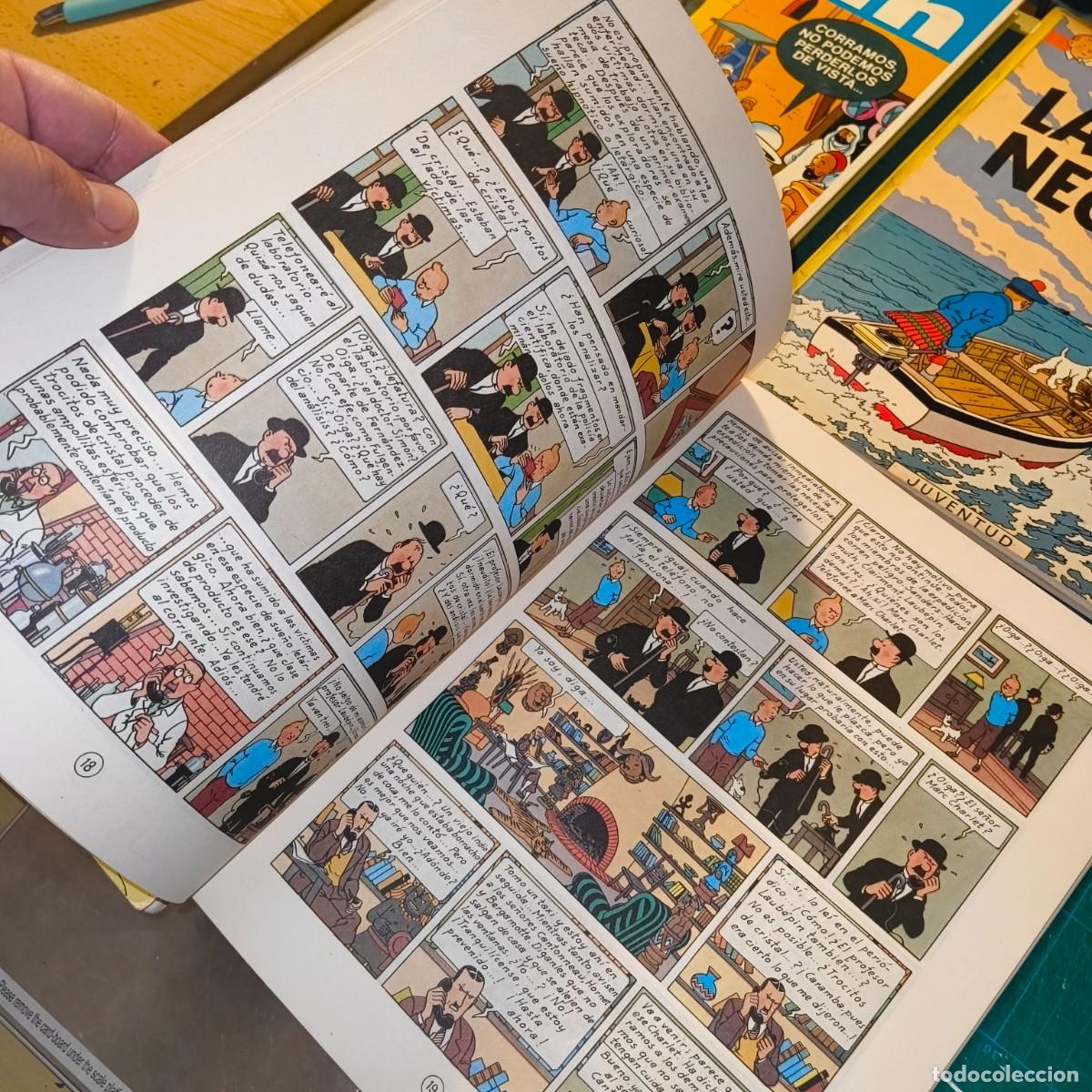 C&oacute;mics: Lote Tint&iacute;n Herg&eacute; 4 c&oacute;mics cl&aacute;sicos - Foto 8