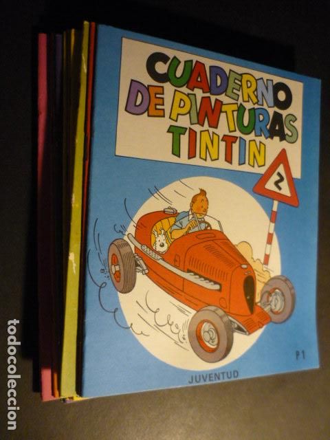 C&oacute;mics: CUADERNOS DE PINTURA TINTIN COLECCION COMPLETA 12 PERFECTO ESTADO SIN USAR