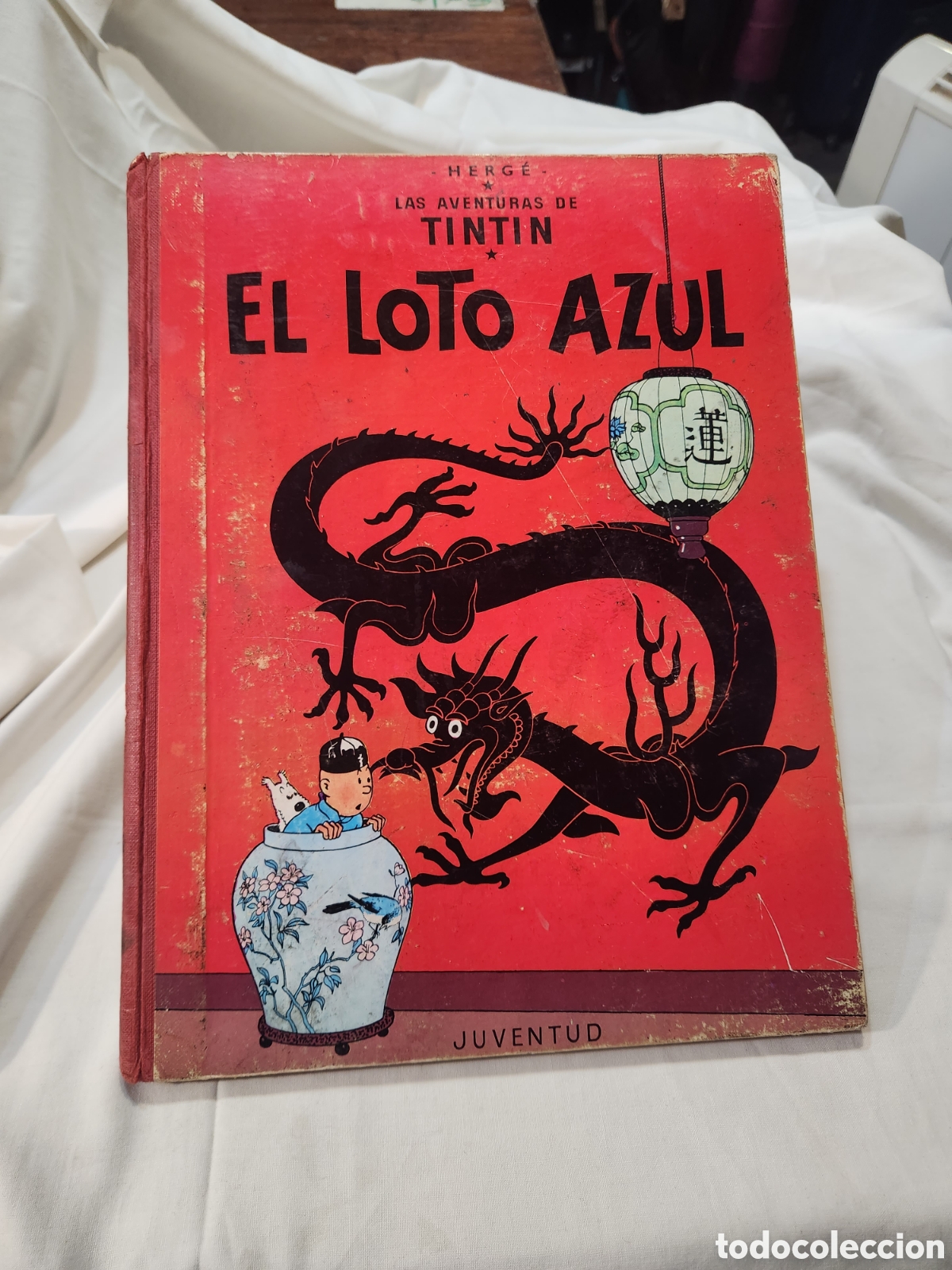 Fumetti: TINTIN EL LOTO AZUL. 1&deg;EDICI&Oacute;N 1965. HERG&Eacute; . JUVENTUD.