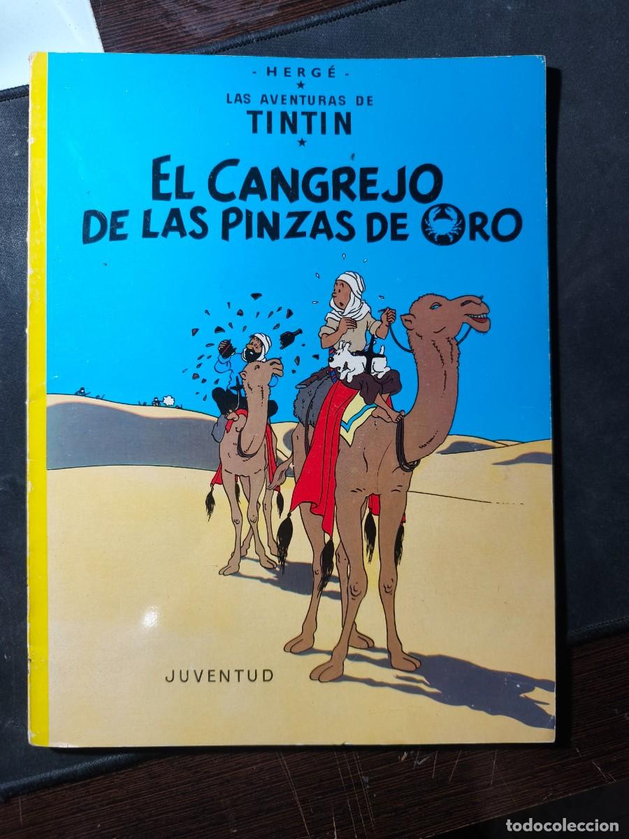 C&oacute;mics: Tintin el cangrejo de las pinzas de oro estado bueno