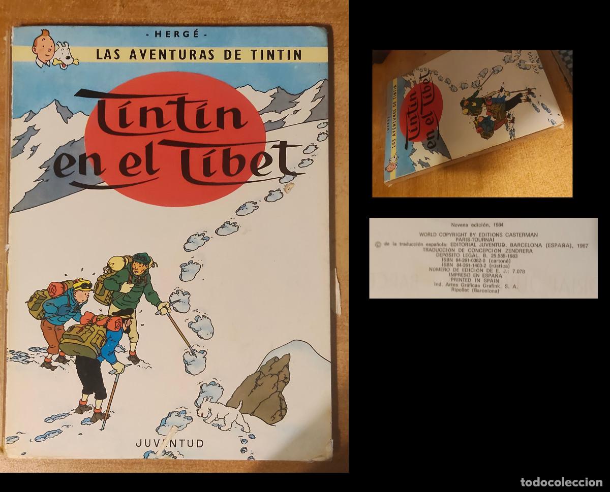 C&oacute;mics: Tint&iacute;n en el T&iacute;bet Herg&eacute; 1984 - novena edicion - Ed. Juventud