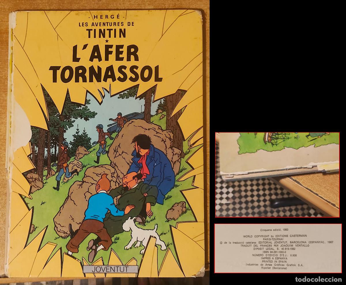 C&oacute;mics: HERGE - TINTIN - L' AFER TORNASOL - JUVENTUD 1983 5&ordf; EDICIO - LLOM malmes - ver foto