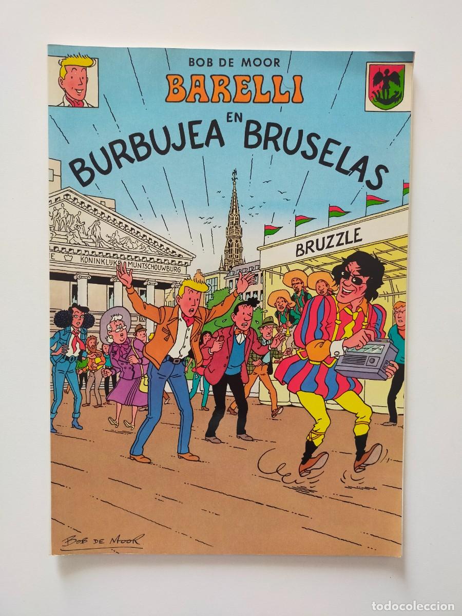 C&oacute;mics: Bob de Moor BARELLI en BURBUJEA EN BRUSELAS - C&oacute;mic especial y promocional - A&ntilde;o 1992
