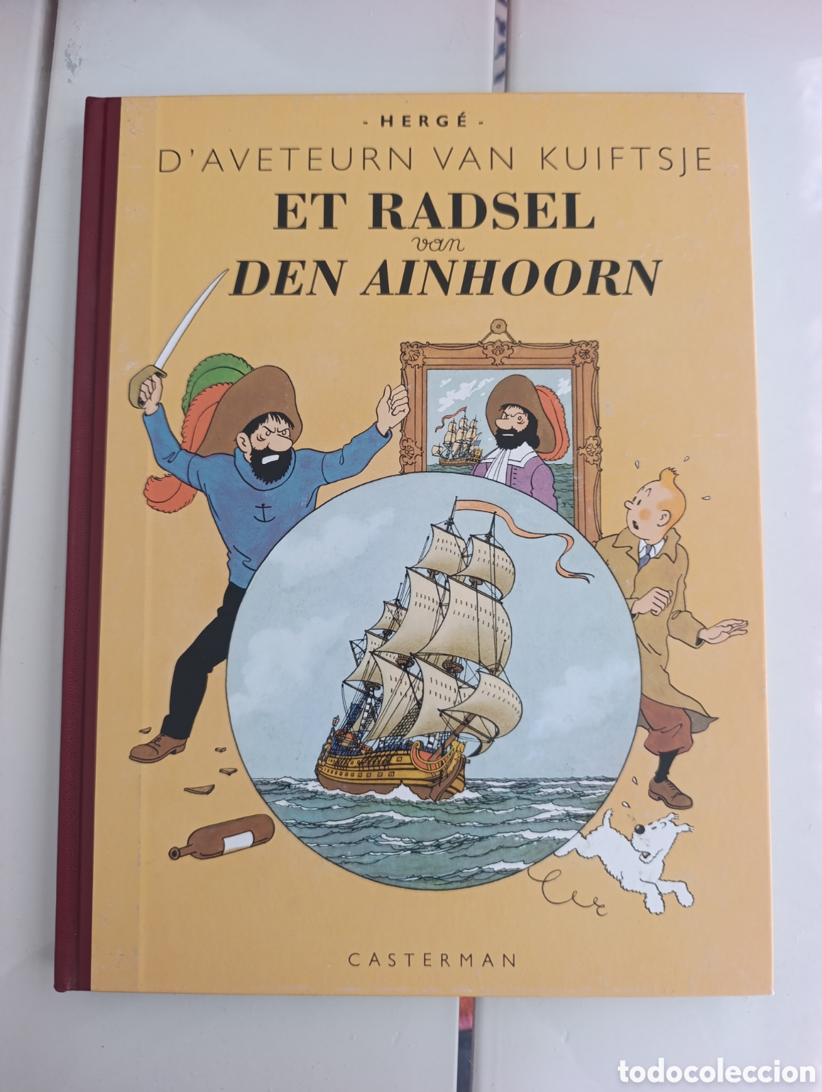 Comics: TINTIN IDIOMAS - OSTENDES OSTENS - SECRETO DEL UNICORNIO - NUMERADO Y FIRMADO TRADUCTOR - FACSIMIL