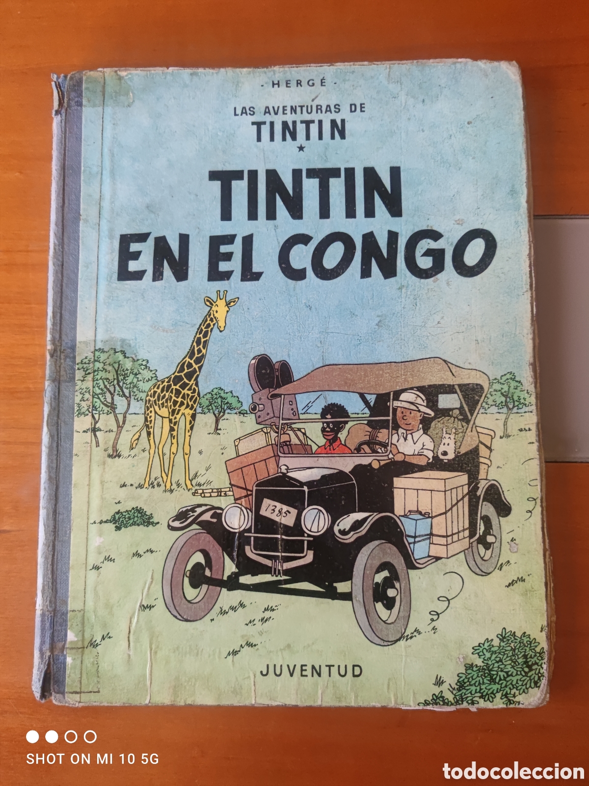 C&oacute;mics: Tint&iacute;n en el Congo -Editorial Juventud -SEGUNDA EDICI&Oacute;N (1970)