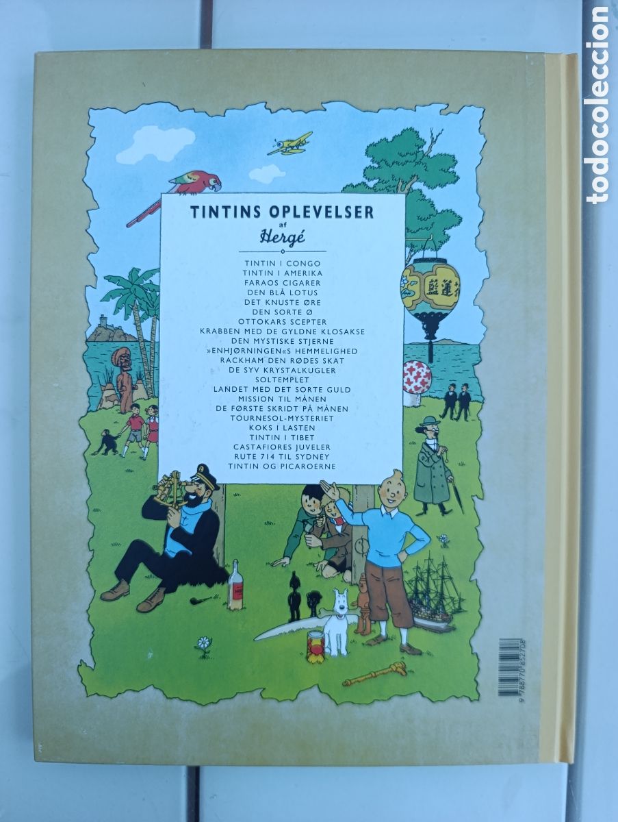 C&oacute;mics: TINTIN IDIOMAS - DANES - TINTIN EN EL CONGO / I CONGO - FACSIMIL - Foto 2