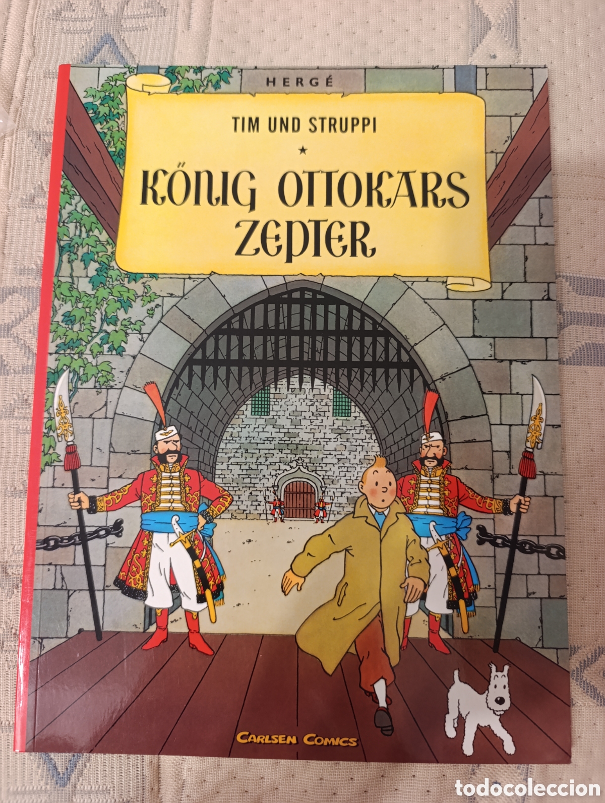 C&oacute;mics: TINTIN IDIOMAS - ALEMAN - EL CETRO DE OTTOKAR / KONIG OTTOKARS ZEPTER