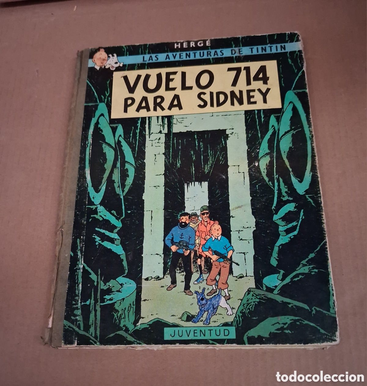 C&oacute;mics: VUELO 714 PARA SIDNEY. LAS AVENTURAS DE TINTIN HERGE. 1&deg; EDICION 1969.