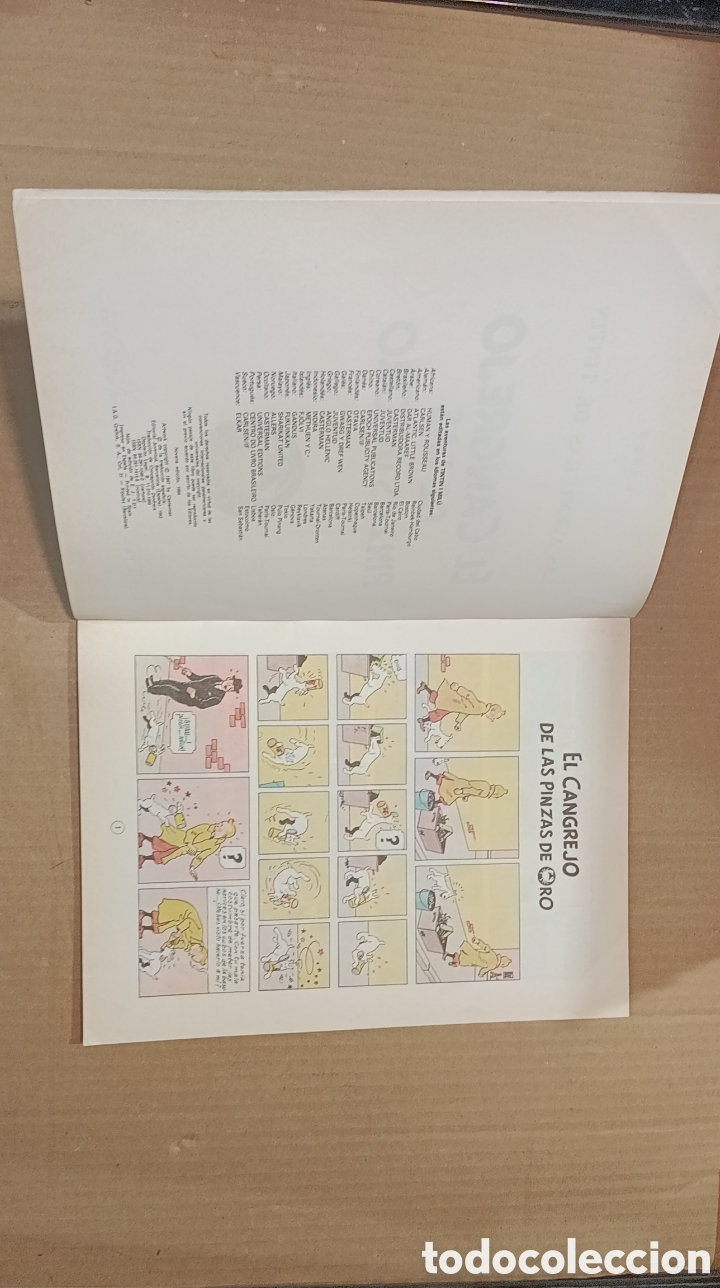 C&oacute;mics: LOTE 4 COMIC TINTIN 2 DE PASTA DURA - Foto 11