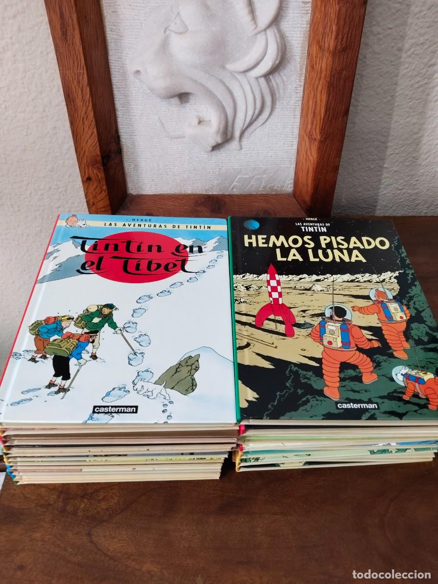Fumetti: 22 ejemplares de Tint&iacute;n tama&ntilde;o peque&ntilde;o (17 x 22,5 cm). Casterman. Nuevos, sin uso. Ver.