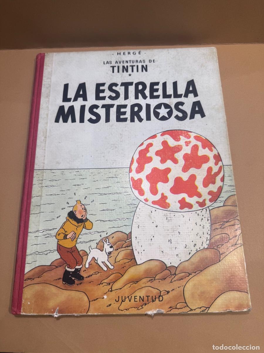 C&oacute;mics: TINTIN LA ESTRELLA MISTERIOSA EDICI&Oacute;N 1967 LOMO TELA -ORIGINAL DE &Eacute;POCA (G)