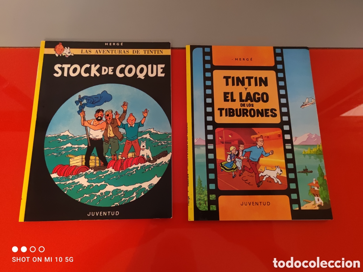 C&oacute;mics: Lote de 2 &aacute;lbumes &rdquo;Las Aventuras de Tint&iacute;n&rdquo;- Editorial Juventud