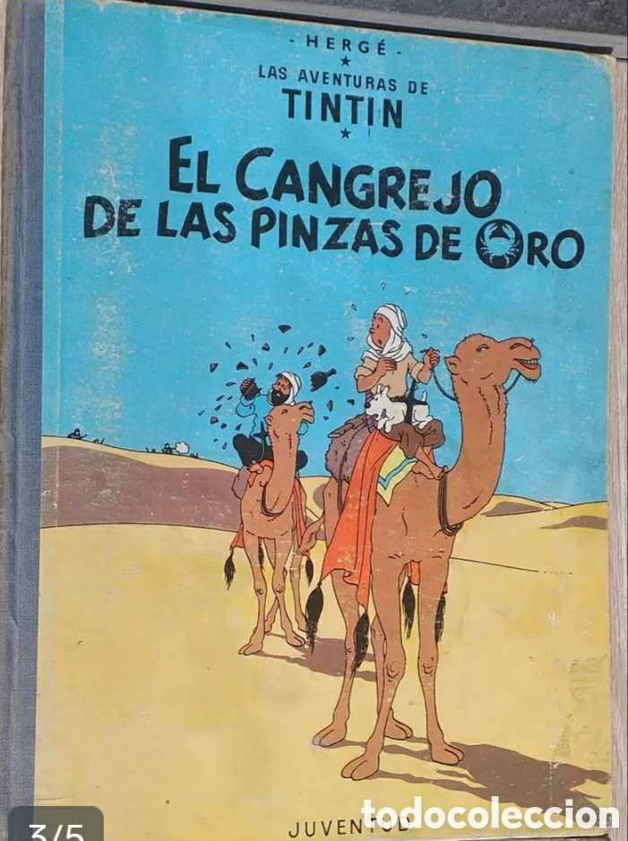 Comics : TINTIN EL CANGREJO DE LAS PINZAS DE ORO - 2a. EDICION 1966