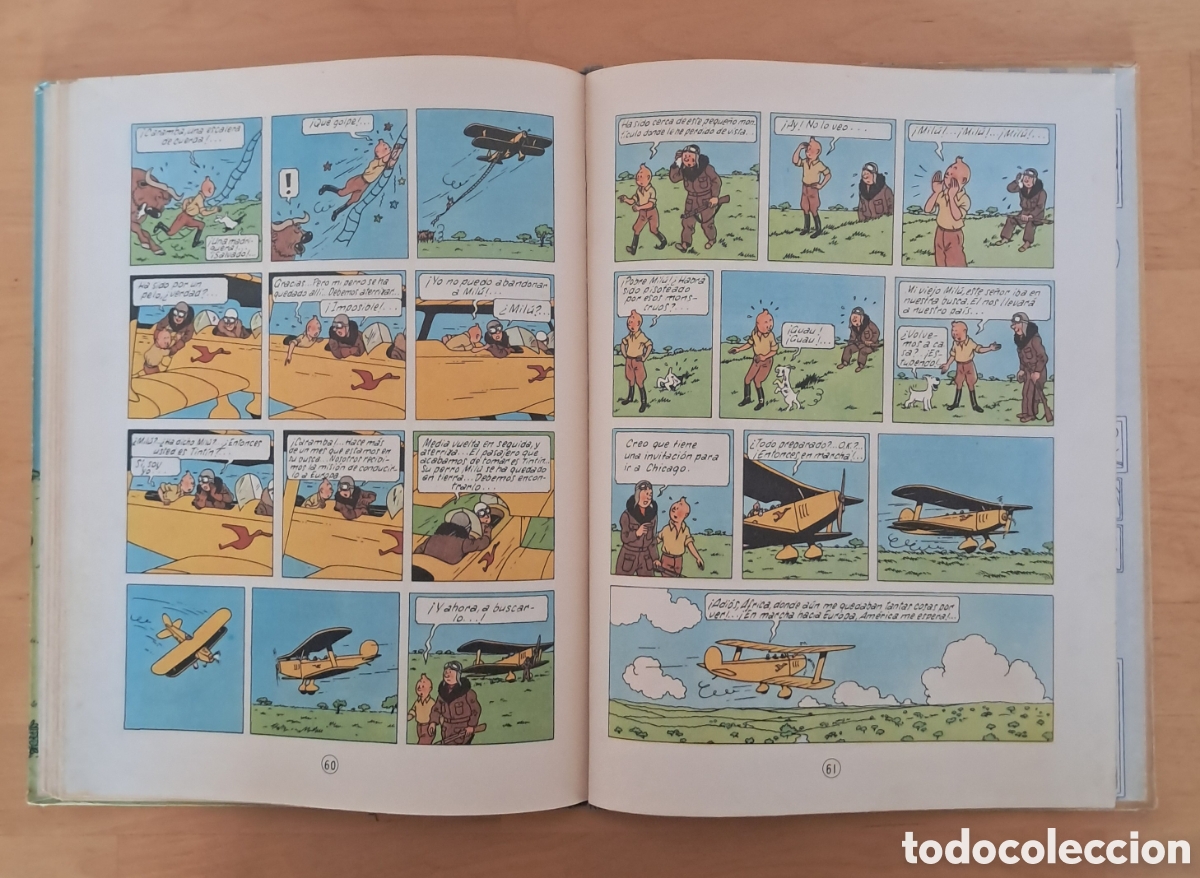 C&oacute;mics: TINTIN EN EL CONGO Primera Edici&oacute;n Juventud lomo de tela Diciembre 1968 - Foto 10