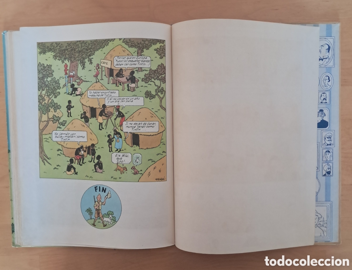 C&oacute;mics: TINTIN EN EL CONGO Primera Edici&oacute;n Juventud lomo de tela Diciembre 1968 - Foto 12