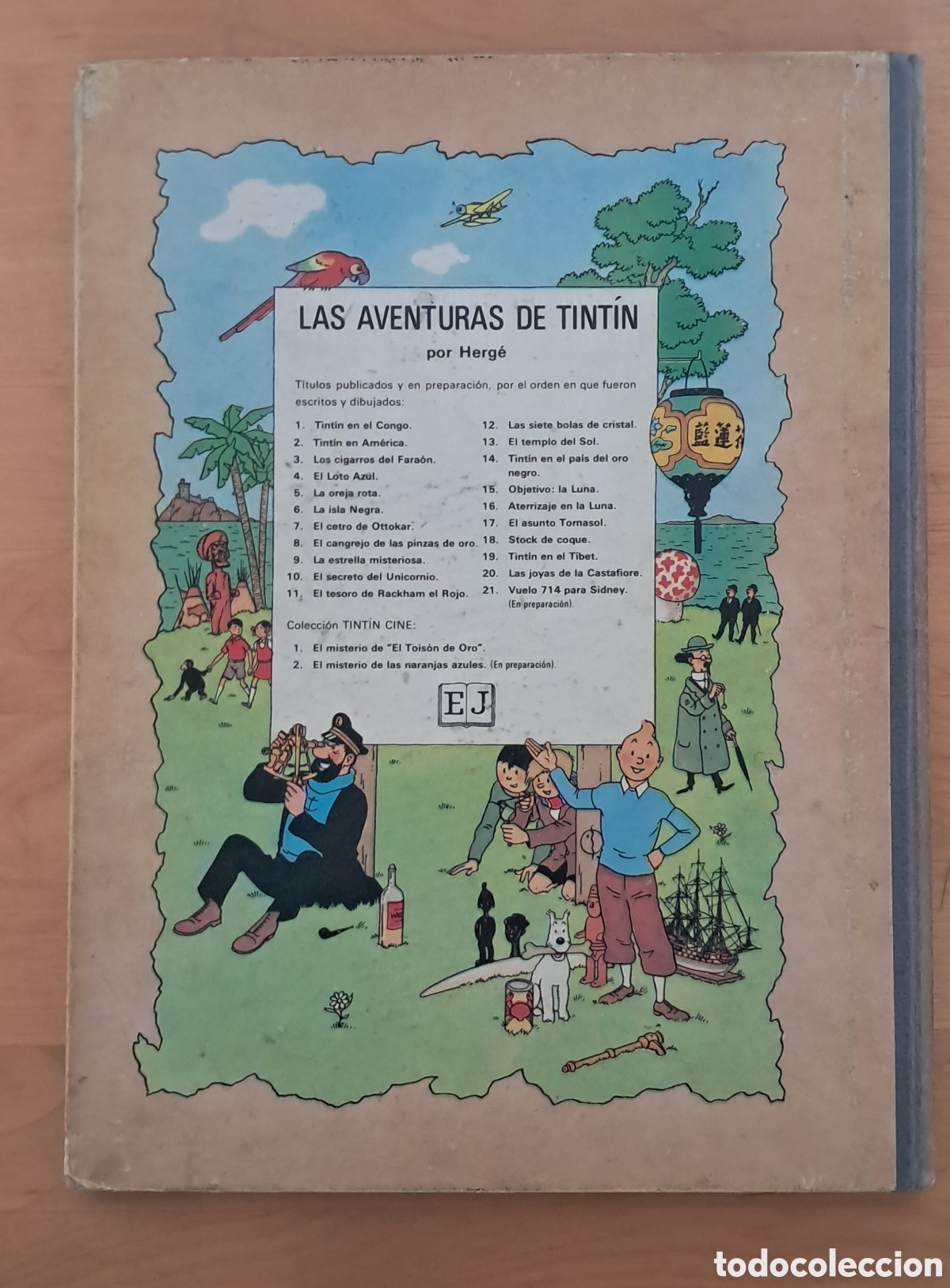 C&oacute;mics: TINTIN EN EL CONGO Primera Edici&oacute;n Juventud lomo de tela Diciembre 1968 - Foto 14
