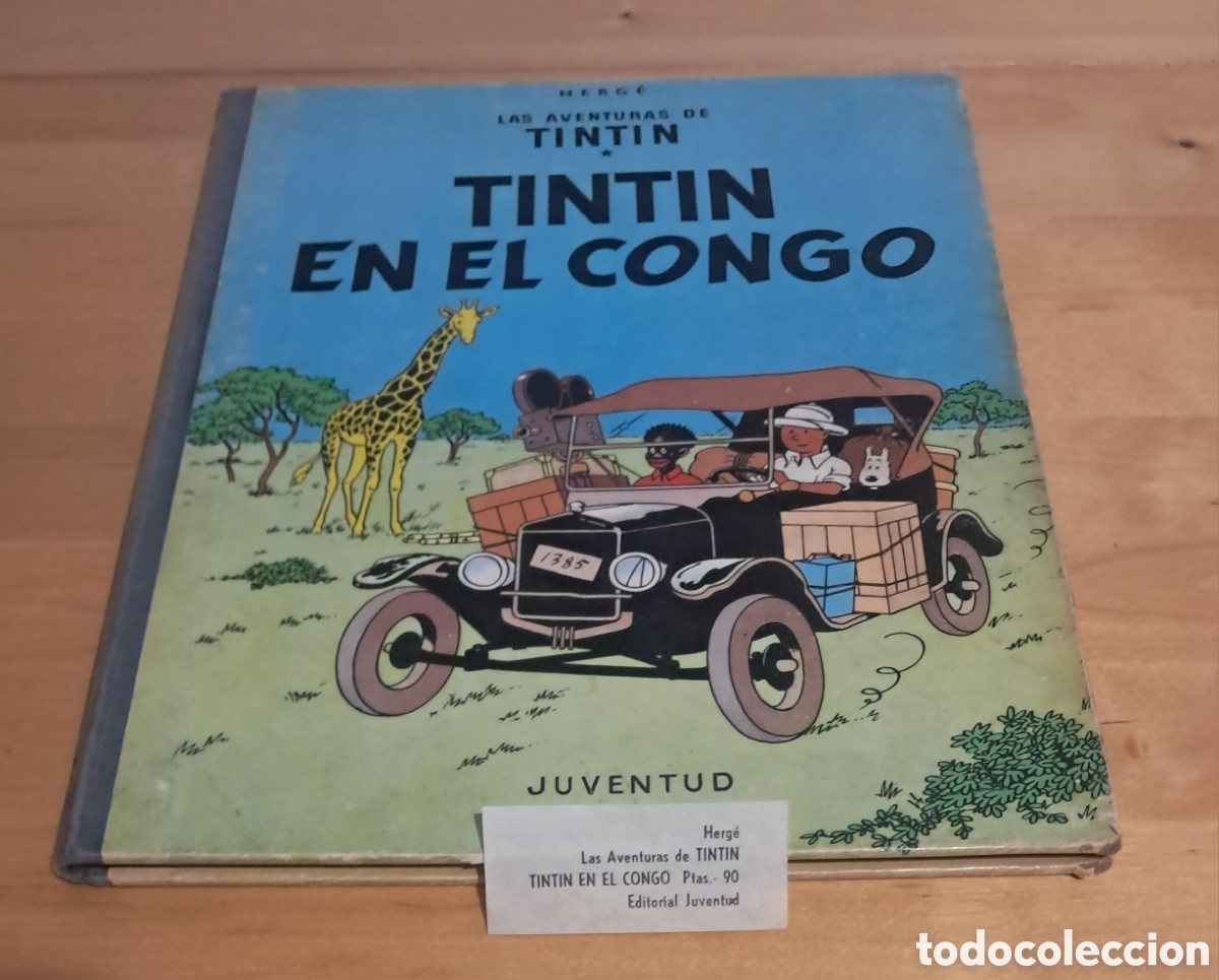 C&oacute;mics: TINTIN EN EL CONGO 1&ordf; Edici&oacute;n Juventud