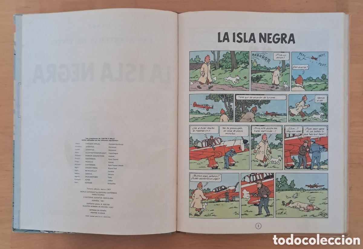 C&oacute;mics: TINTIN LA ISLA NEGRA 3&ordf; Edici&oacute;n Juventud - Foto 7