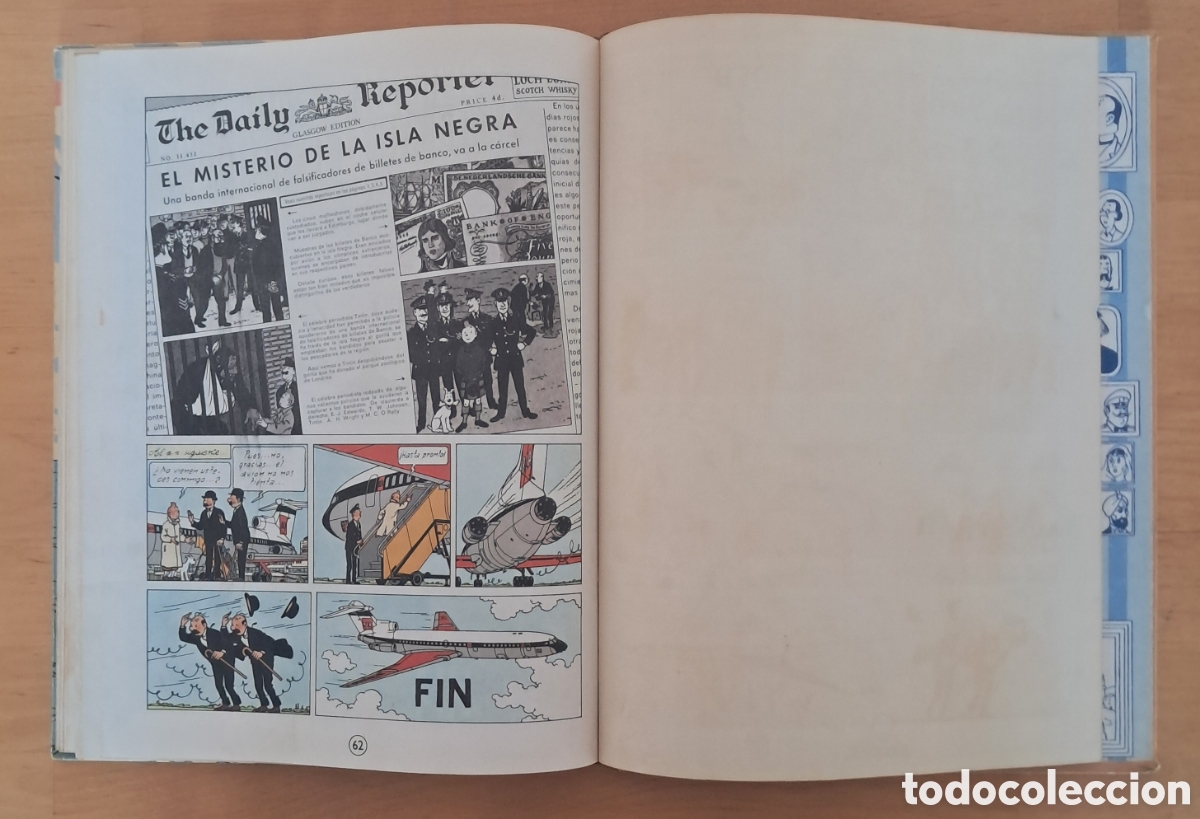 C&oacute;mics: TINTIN LA ISLA NEGRA 3&ordf; Edici&oacute;n Juventud - Foto 12