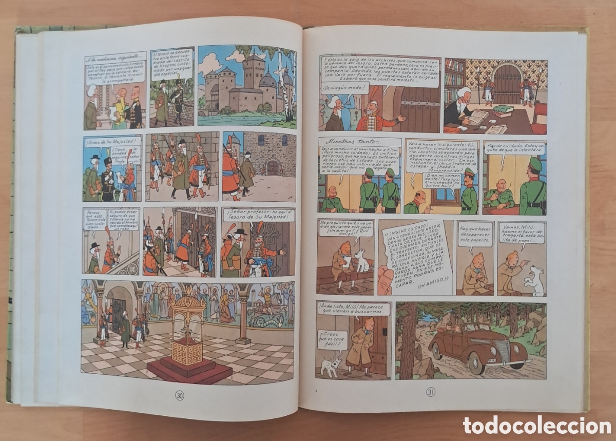 C&oacute;mics: TINTIN EL CETRO DE OTTOKAR 2&ordf; Edici&oacute;n Juventud - Foto 8