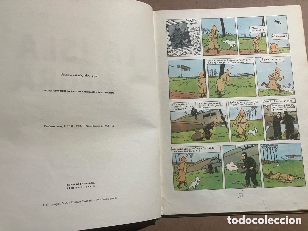 C&oacute;mics: Tintin la isla negra primera Edici&oacute;n - Foto 4