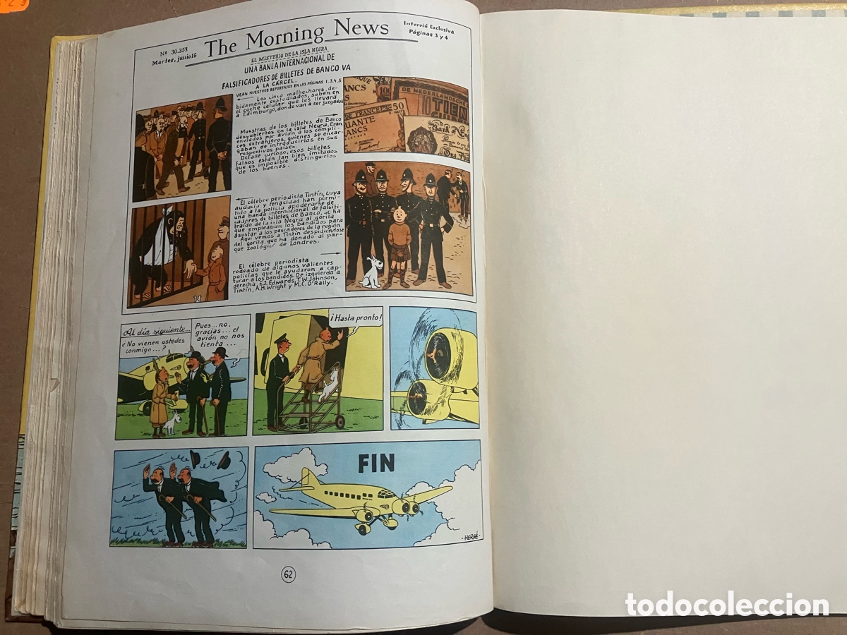 C&oacute;mics: Tintin la isla negra primera Edici&oacute;n - Foto 8