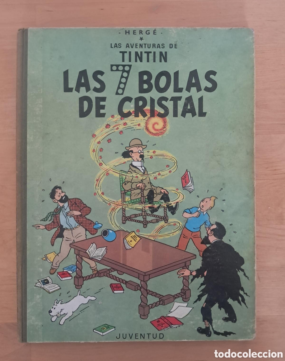 Comics: TINTIN LAS 7 BOLAS DE CRISTAL Tercera Edici&oacute;n Juventud 1969 lomo de tela