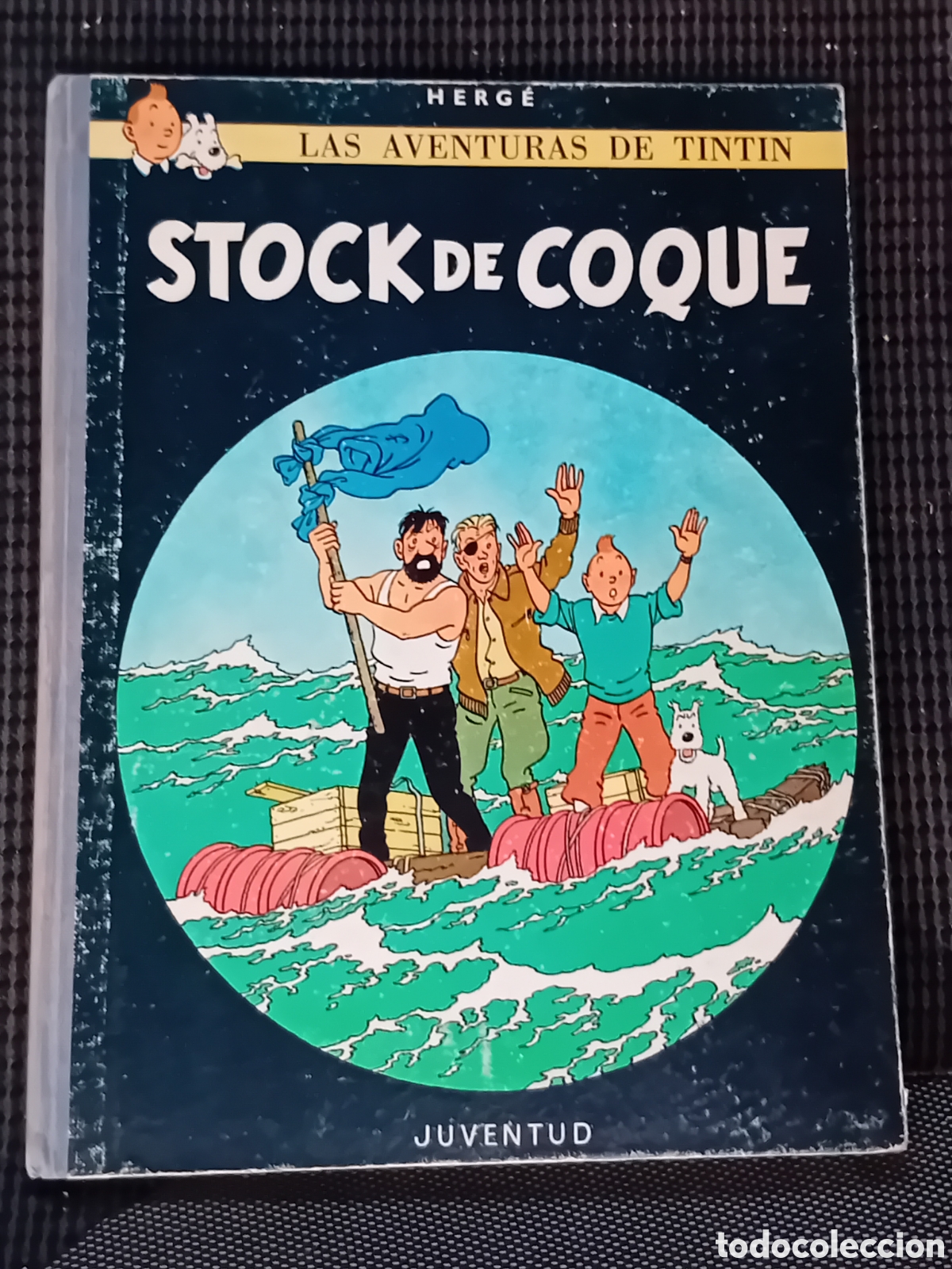 C&oacute;mics: LOTE 2 COMICS TINTIN ORIGINALES TAPA DURA A&Ntilde;OS 70