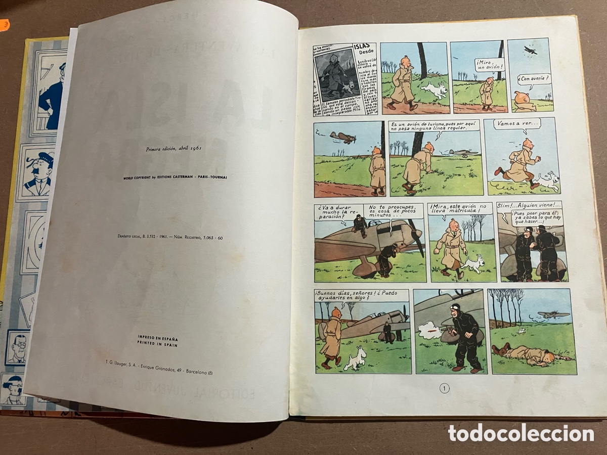 C&oacute;mics: Tintin La Isla Negra primera edicion - Foto 4