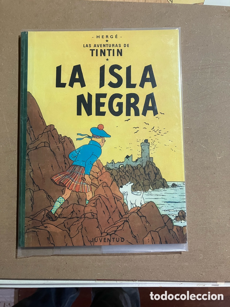 C&oacute;mics: Tintin La Isla Negra primera edicion